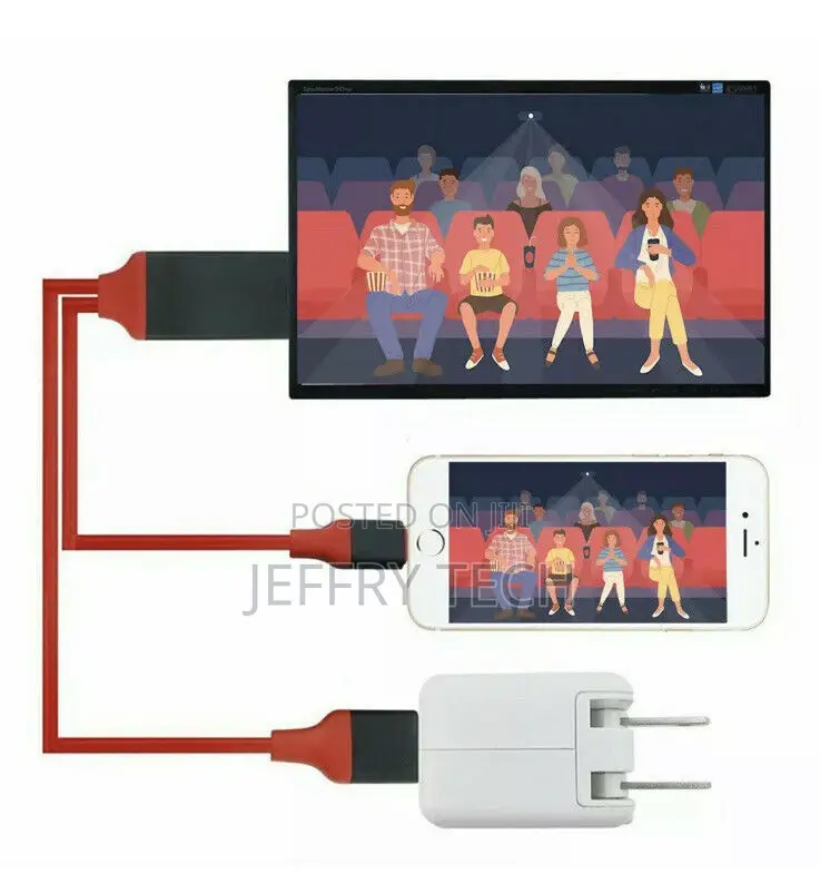2M Lightning￼ to HDMI HDTV AV Cable Adapter for iPad iPhone
