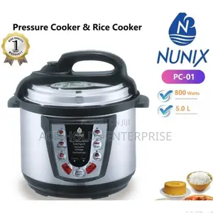 5.0 Litres Nunix Pc-01 Pressure Cooker and Rice Cooker.