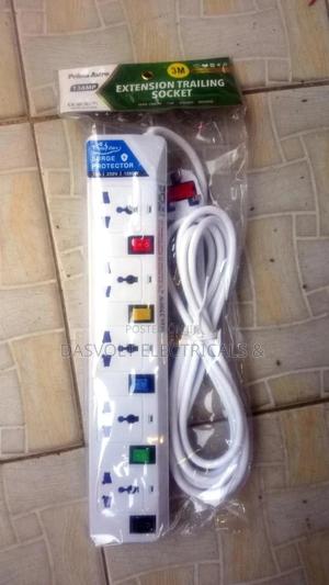 13A 5way Surge Protector Extension Cable