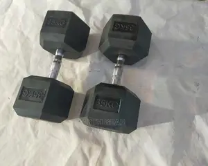 35 Kg Dumbbells Hexagon Pair Set