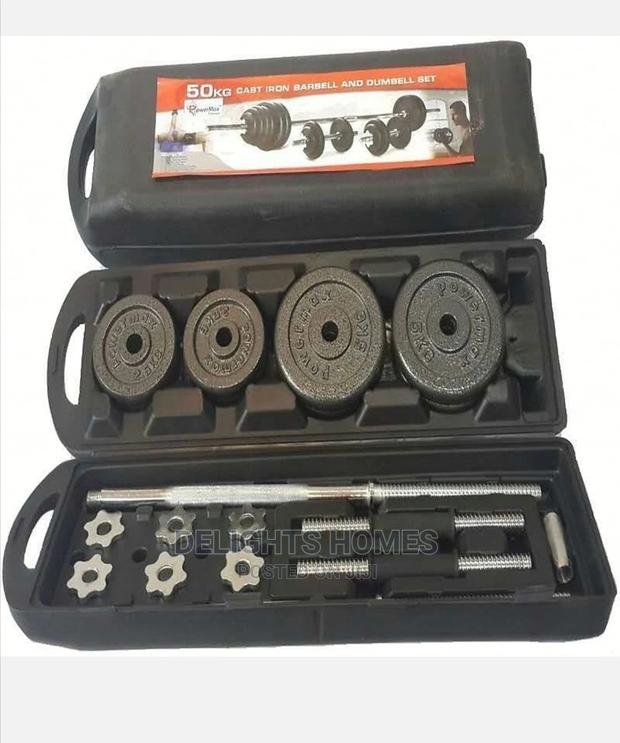50kg Barbell and Dumbbell Set* - thumbnail 2