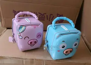 Kids Saving Banks With Padlock