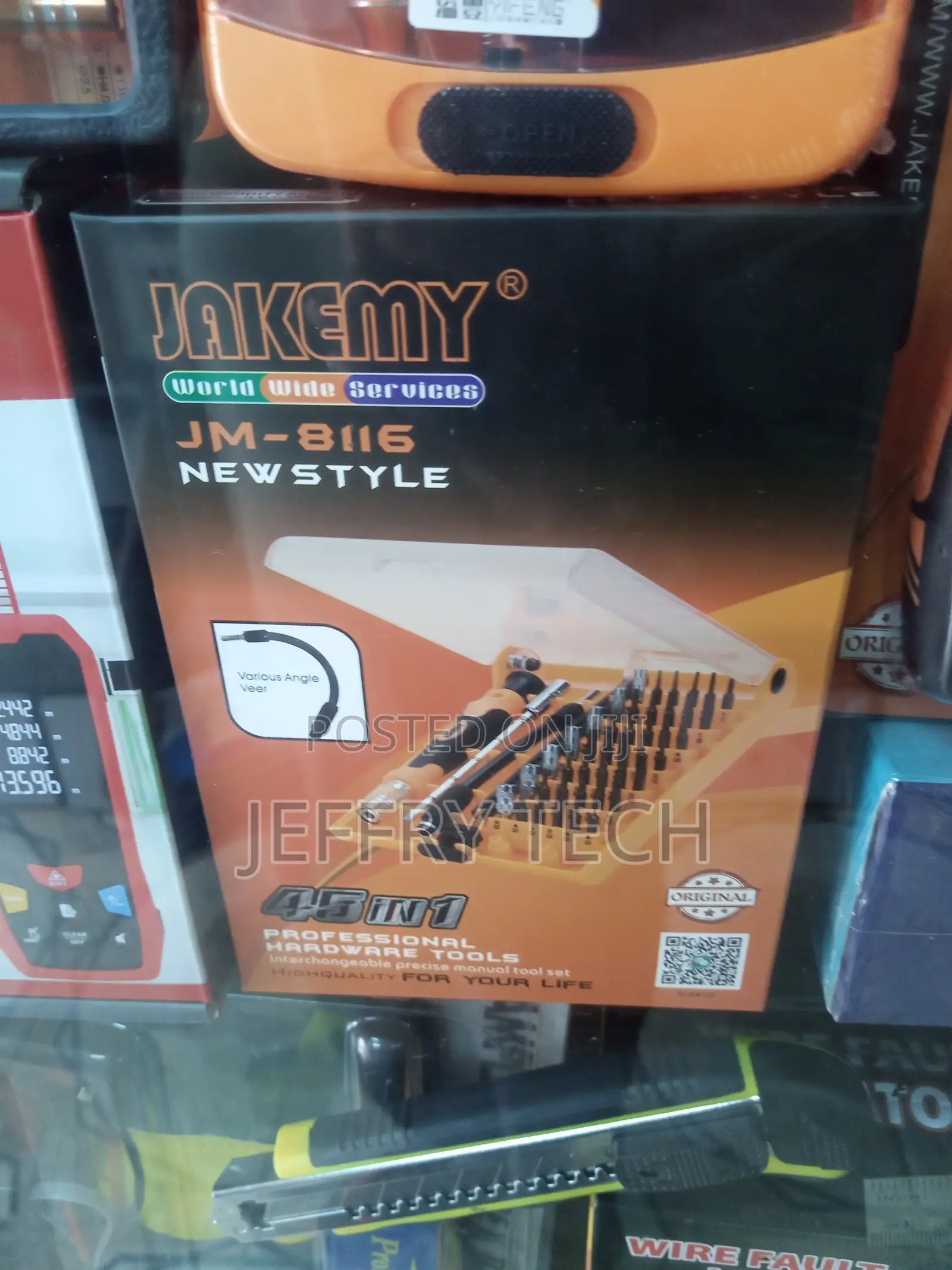 JAKEMY JM-8128 Magnetic Interchangeable 45 in 1 Multipurpose