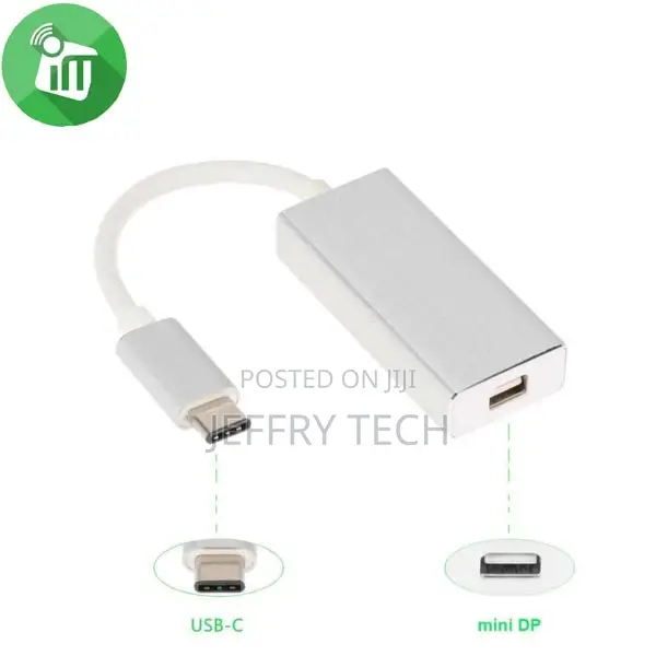 Aluminum Type-C to Mini Display Port Adapter
