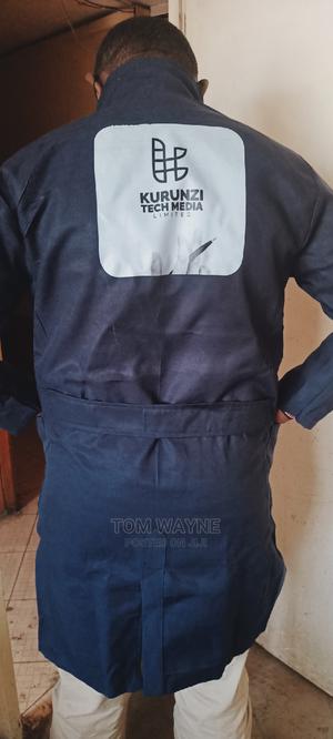 Navy Blue Dust Coat - main view