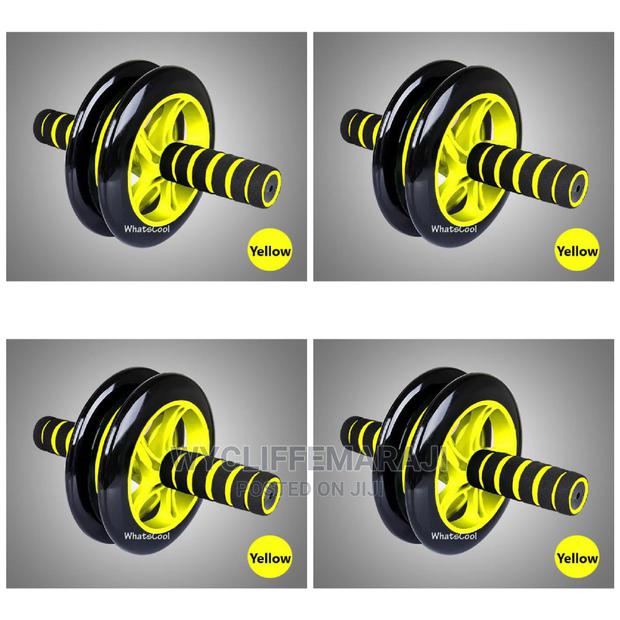 Abs Roller Workout Arm and Waist Fitness Exerciser Wheel