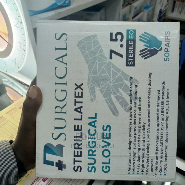 Sterile Latex Surgical Gloves Size 7.5 in Kenya