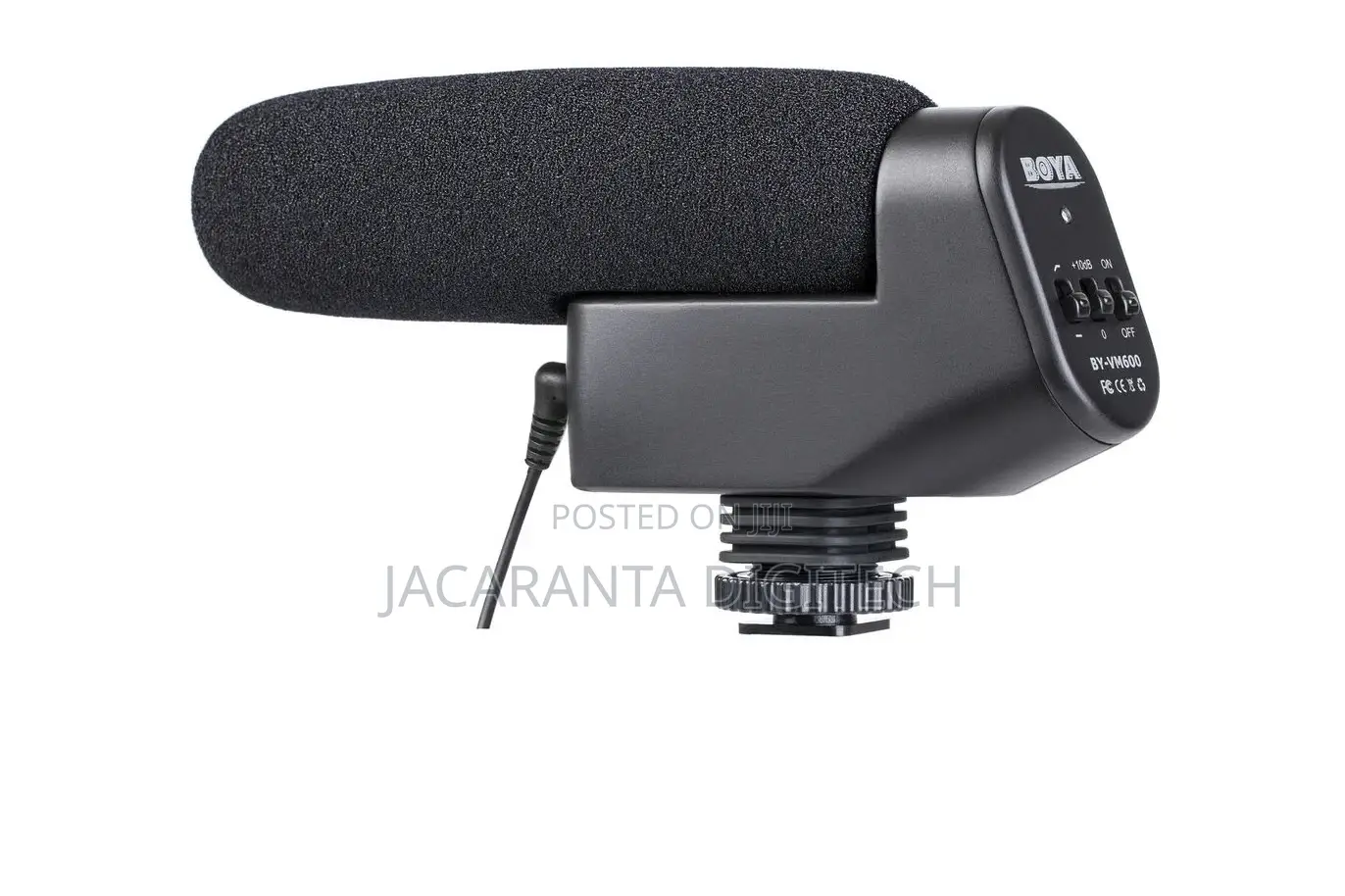 BOYA BY-VM600 Camera-Mount Cardioid Shotgun Microphone