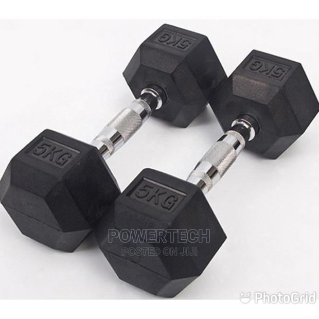10kg Hexagon Dumbells - main view