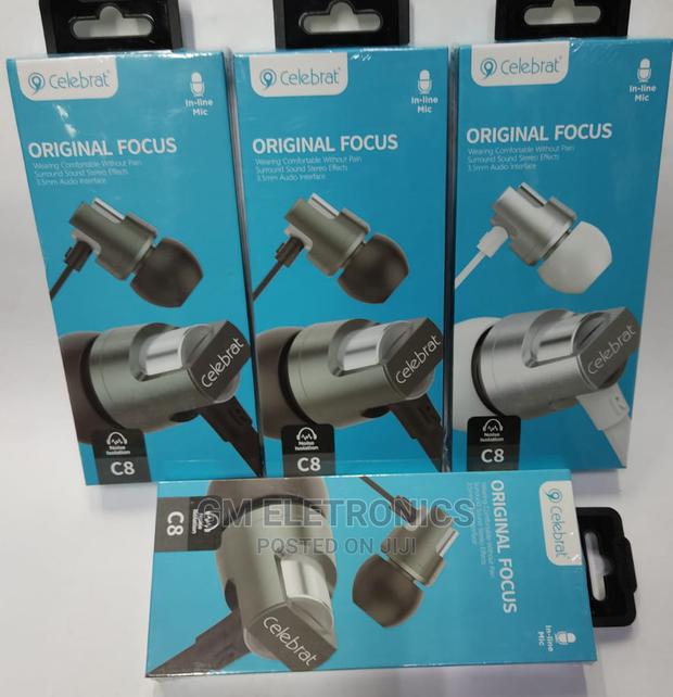 C8 Wired Stereo Earphone. - main view