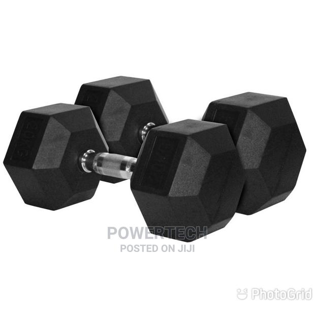 20kg Hexagon Dumbbells - main view