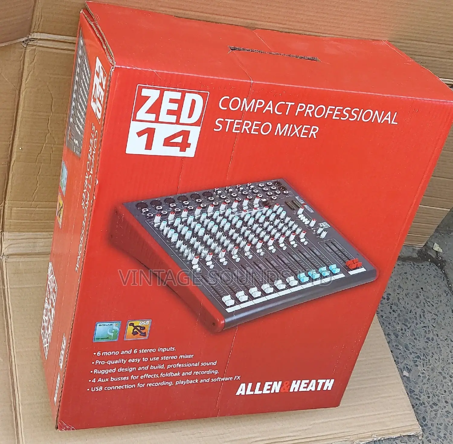 Allen Heath Zed 14 Channel Mixer With Usb Interface