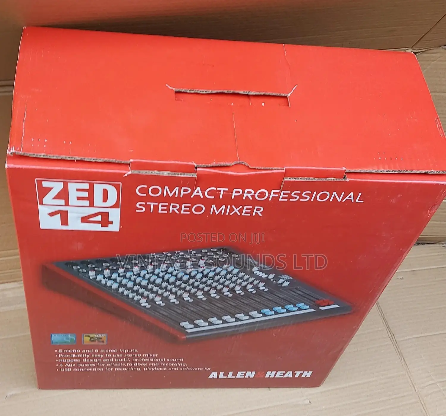 Allen Heath Zed 14 Channel Mixer With Usb Interface