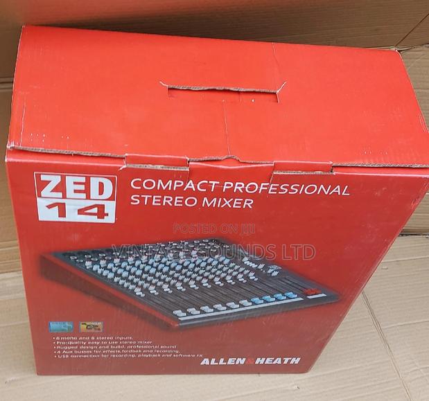 Allen Heath Zed 14 Channel Mixer With Usb Interface - thumbnail 2