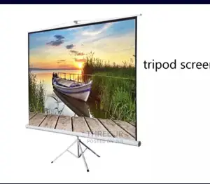 72inch Tripod Video Projection Screen Easy to Set Up