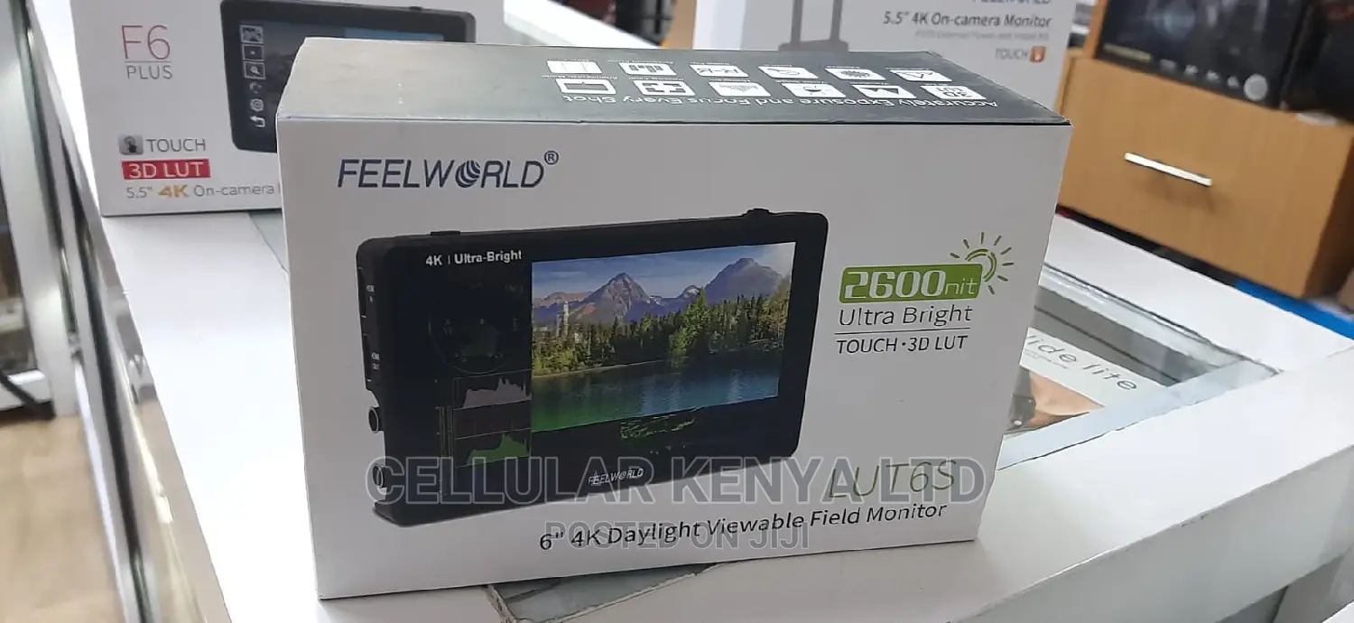Feelworld LUT6 6" 2600 Cd/M2 4K HDMI Touchscreen Monitor