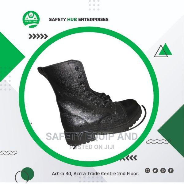 Quality Leather Security Boots - main view