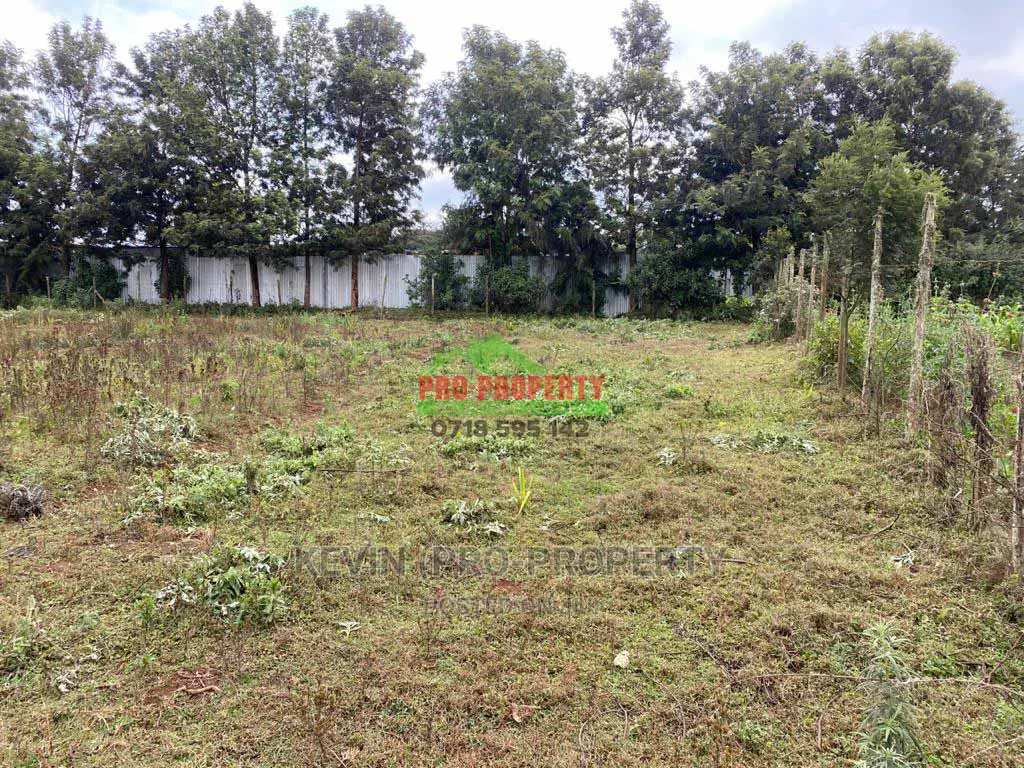 Prime Commercial Plot for Sale in Limuru Town.