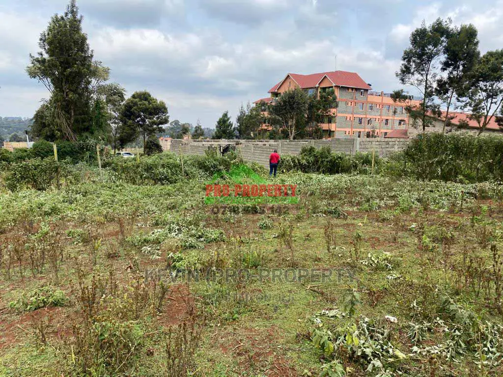 Prime Commercial Plot for Sale in Limuru Town.