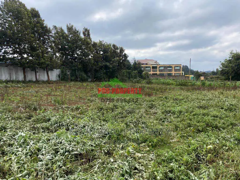 Prime Commercial Plot for Sale in Limuru Town.