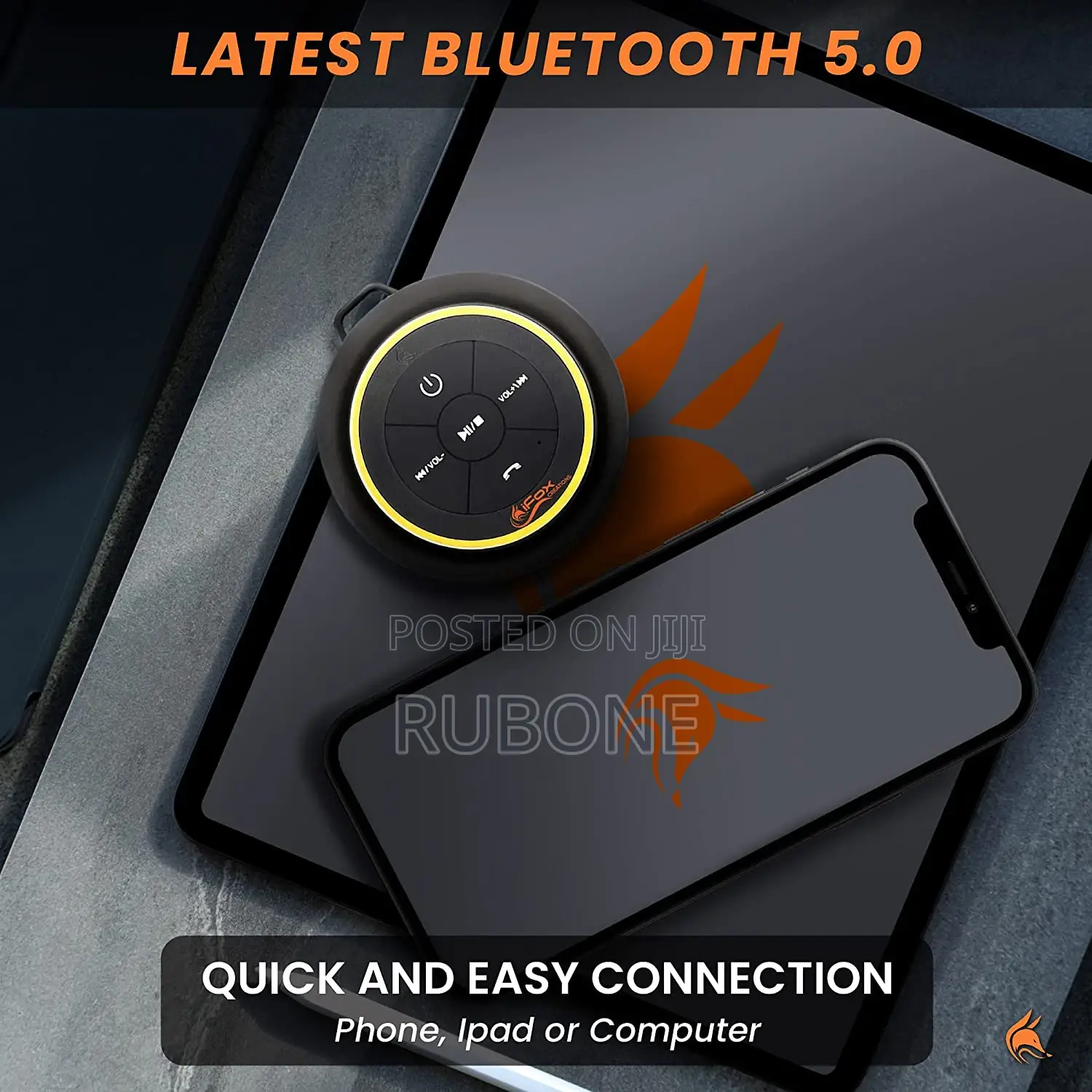 Ifox If012 Bluetooth Shower Speaker - Certified Waterproof