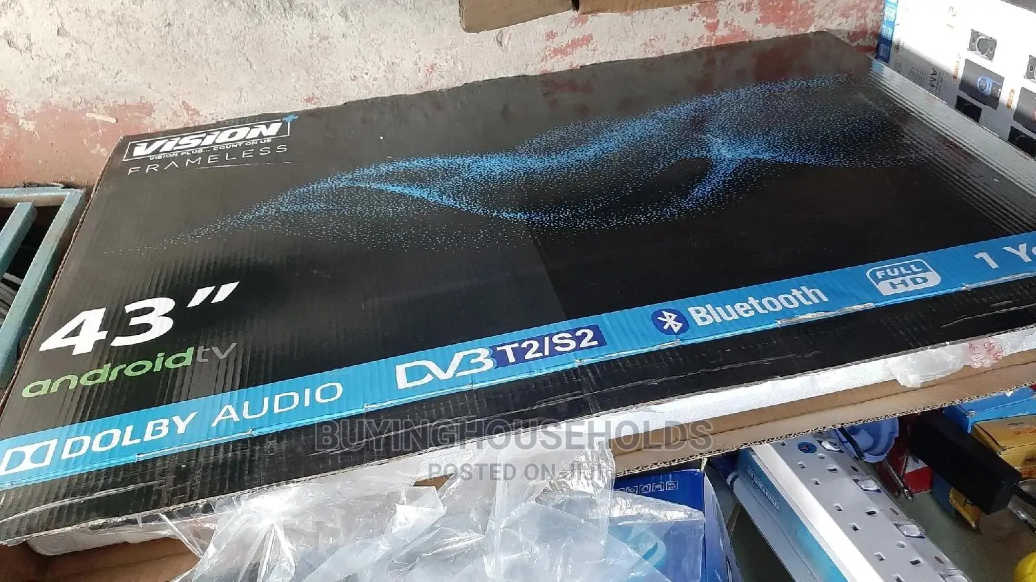 Vision Plus 43 Inch Frameless Smart Android With Bluetooth