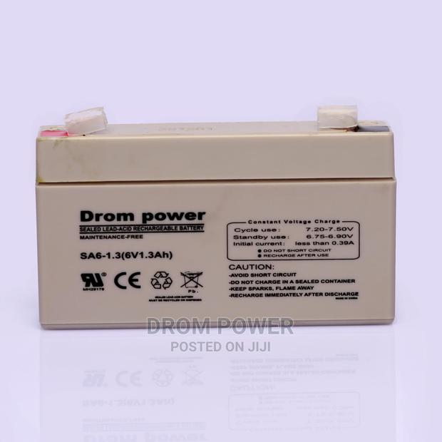 6V 1.3ah Lead ACID Battery - main view