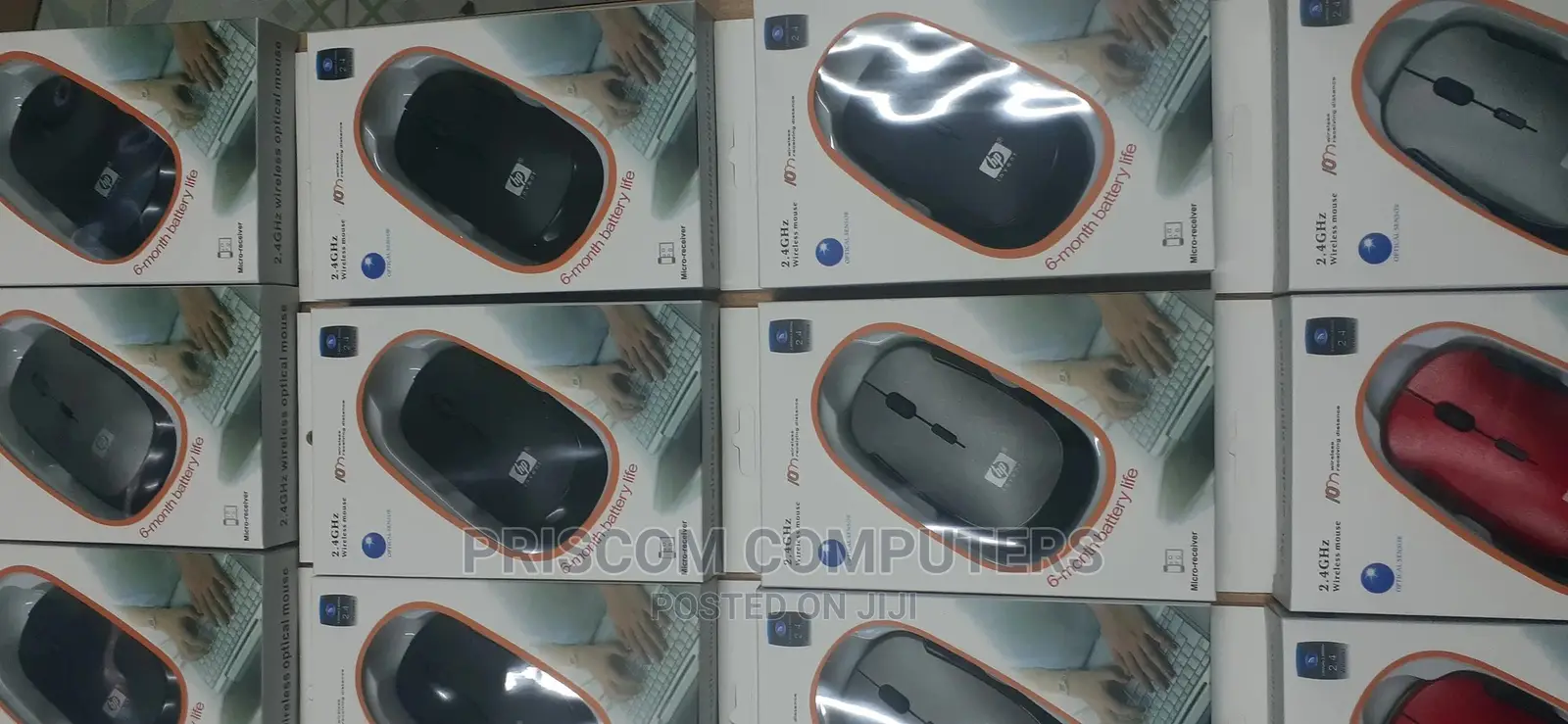 HP Wireless Mouse - 2.4GHZ Receiver