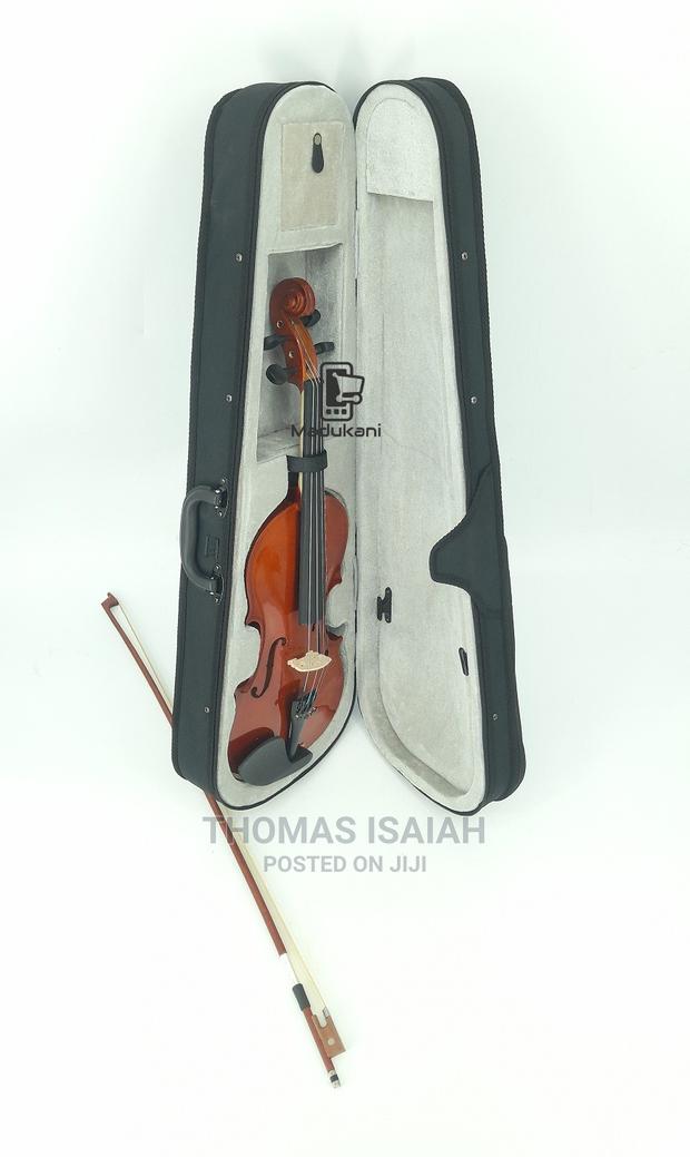 Generic Full Size 4-4 Violin With Bow, Rosin, and Hard Case - thumbnail 4