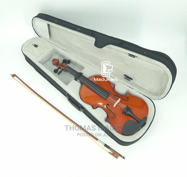 Generic Full Size 4-4 Violin With Bow, Rosin, and Hard Case - thumbnail 6