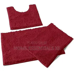 3 Pcs Microfiber Toilet Mat
