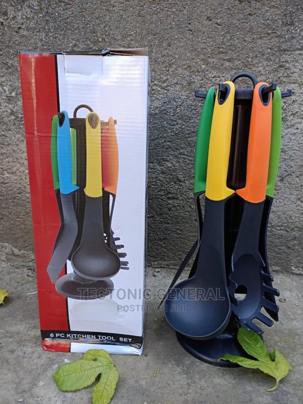 6pcs Non-Stick Cooking Spoons - main view