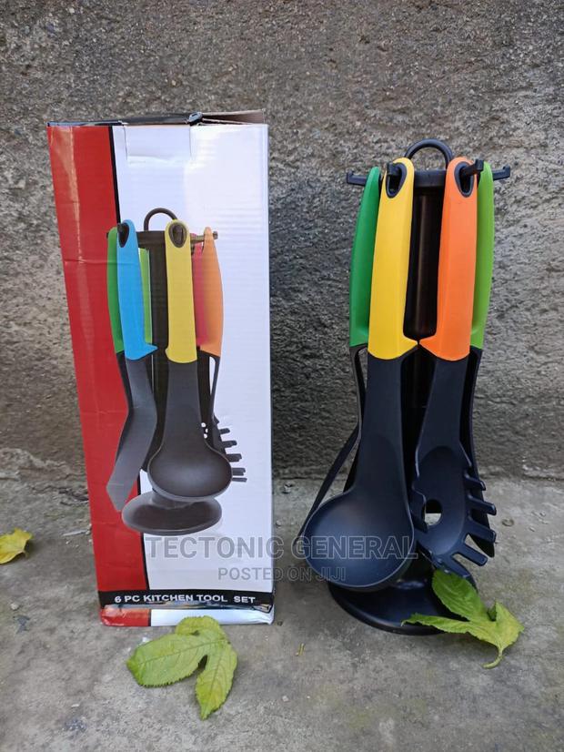 6pcs Non-Stick Cooking Spoons - thumbnail 3