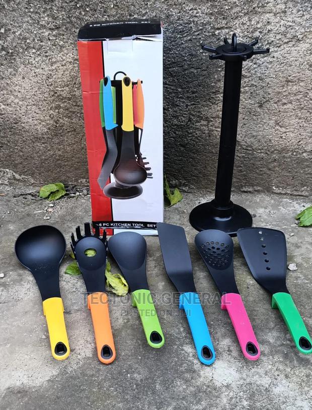 6pcs Non-Stick Cooking Spoons - thumbnail 4