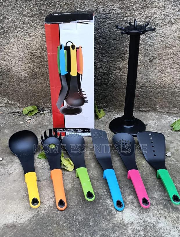 6pcs Non-Stick Cooking Spoons - thumbnail 3