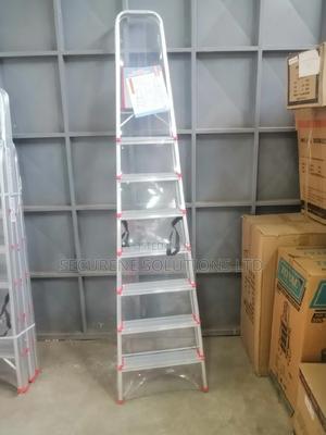 8 Step Household Aluminium Ladders - thumbnail 2