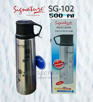 Signature Flask With a Cup
