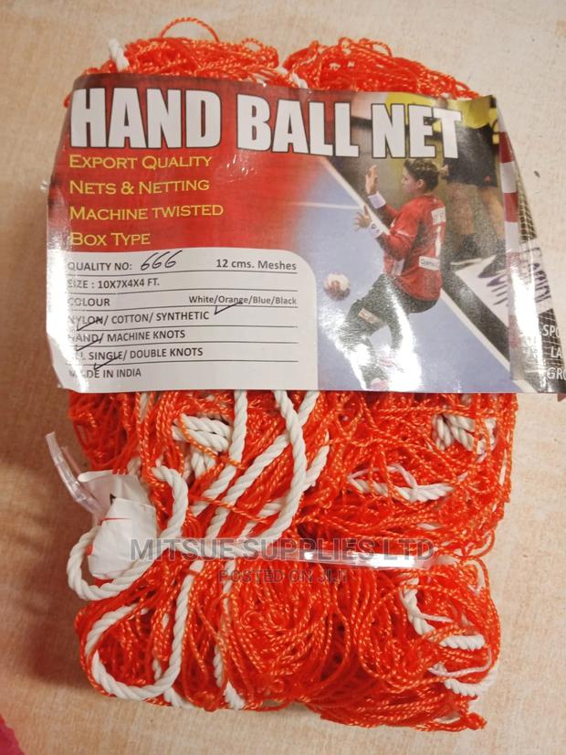 A Pair Of Hand Ball Goal Net10 X 7x4x4 Ft- 2mm