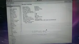 Laptop Apple MacBook 2010 4GB Intel Core 2 Duo HDD 500GB