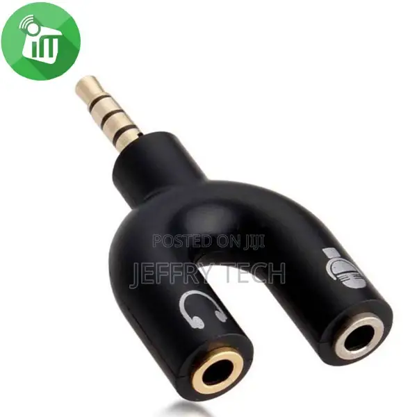 Female Audio Video Adapter Plug 2 In1 Adapte