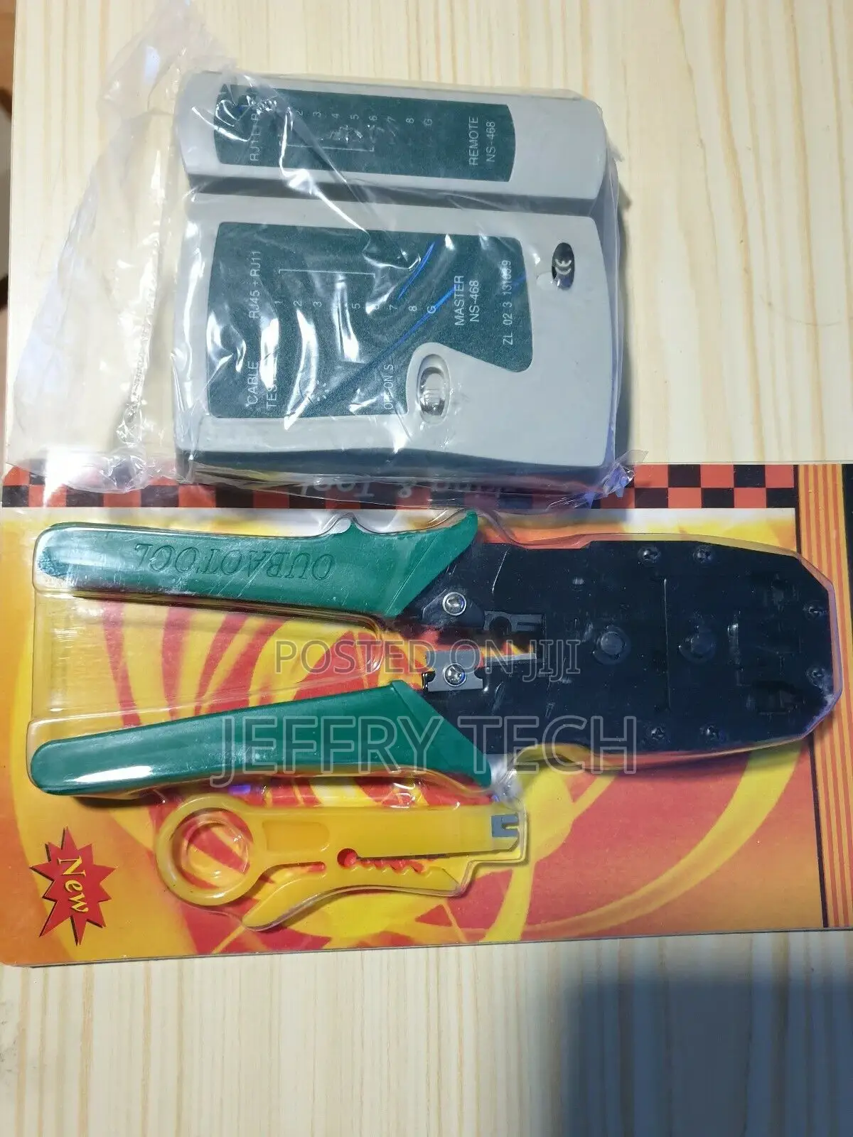 Rj 45 and Rj 11 Crimper + Tester 200rj 45 Connector