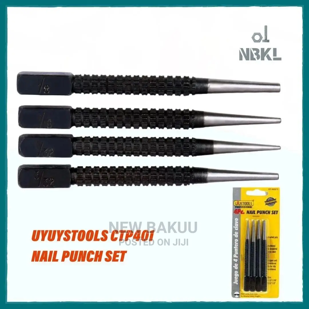 UYUSTOOLS CTP401 Nail Punch Set