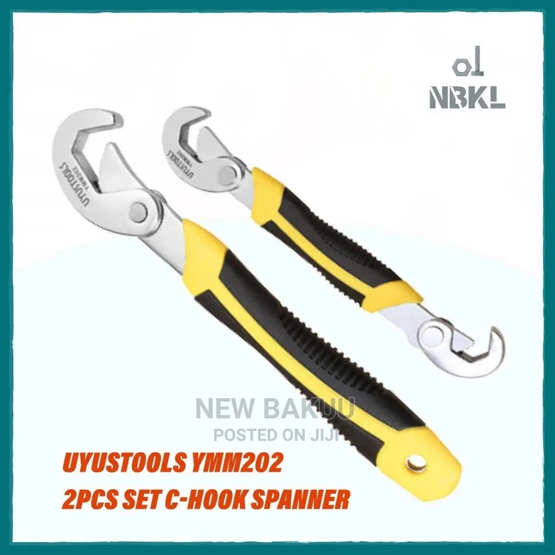 Uyustools 2pcs Set C-Hook Spanner (YMM202)