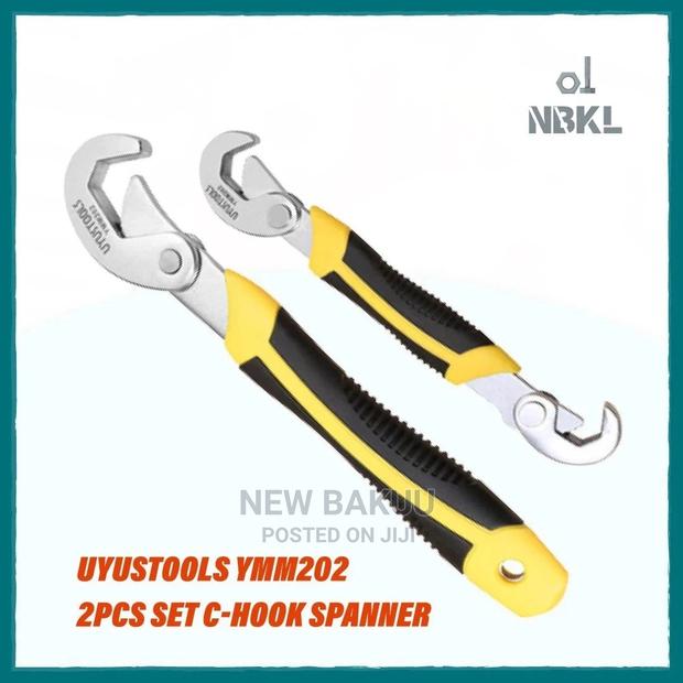 Uyustools 2pcs Set C-Hook Spanner (YMM202)