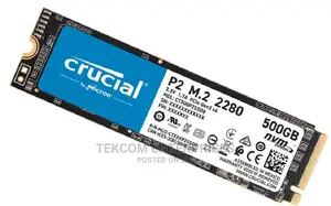 Crucial P2 3D Nand Nvmetm Pcie M.2 2280 Ssd - 500gb
