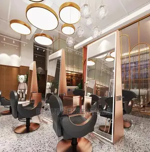Salon Black Styling Seats