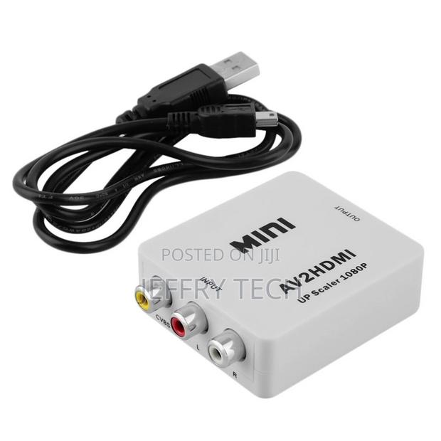Av2hdmi Composite AV Cvbs 3rca to HDMI Video Converter Adapt