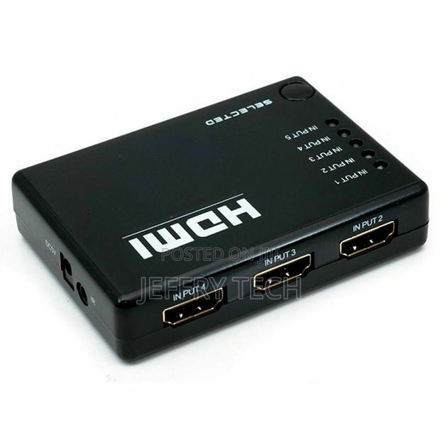 5 Port 1080P HDMI Switch Selector Switcher Splitter Hub+Remo - thumbnail 6