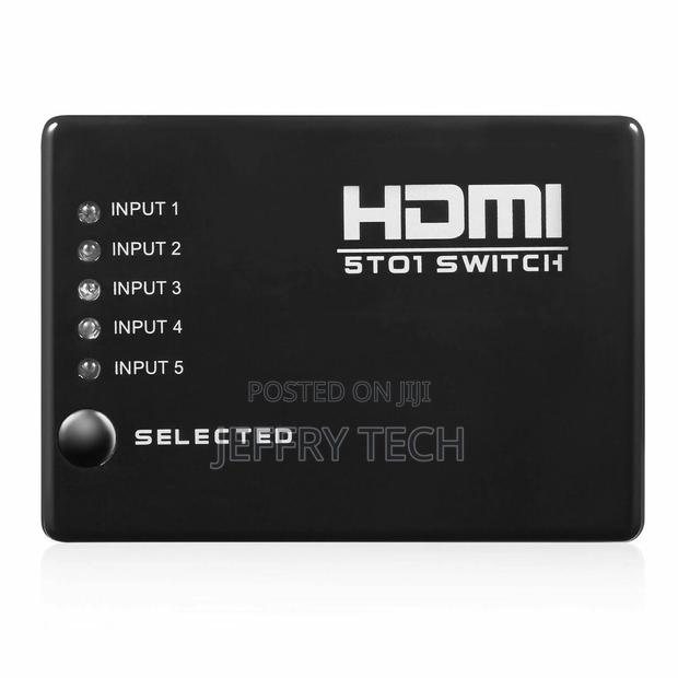 5 Port 1080P HDMI Switch Selector Switcher Splitter Hub+Remo - thumbnail 7