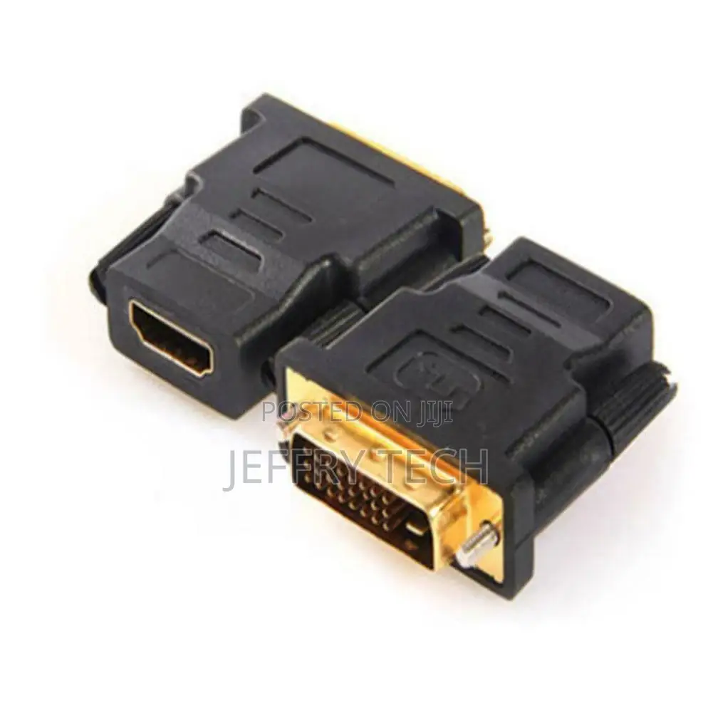 DVI-D Male (24+1 Pins) to HDMI Female (19-Pin) HD HDTV Monit